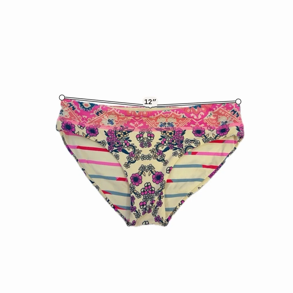 Maaji Girls 2 Piece Bikini Swimsuit Colorful Reversible Sz 8 EUC Beach Pool